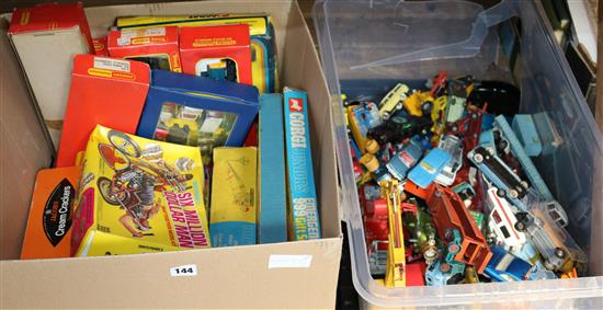 Six Dollar Man Corgi & Triang toys etc. (some boxed)